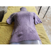 Export Surplus High Neck Purple Sweater